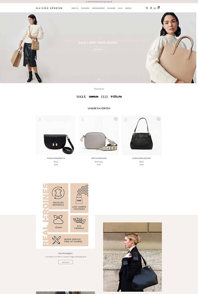Maison Heroine 德国设计师手袋配饰购物网站