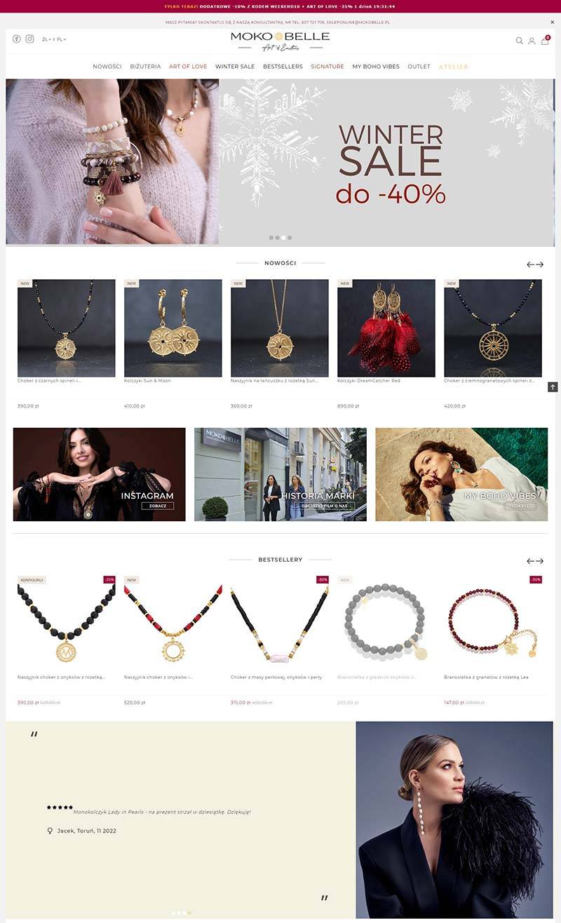Mokobelle 波兰珠宝饰品在线购物网站
