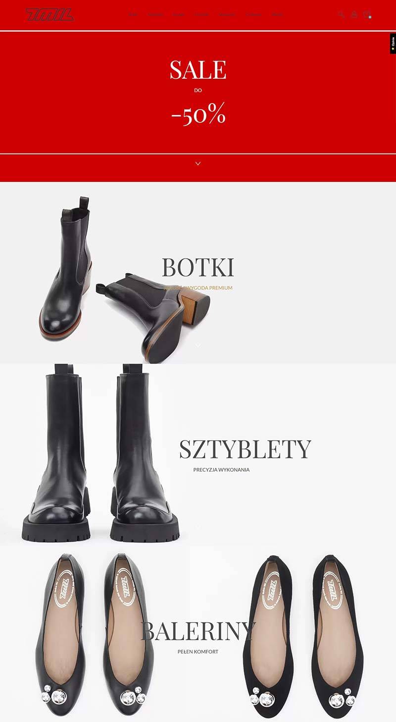 7mil 波兰时尚鞋履品牌购物网站