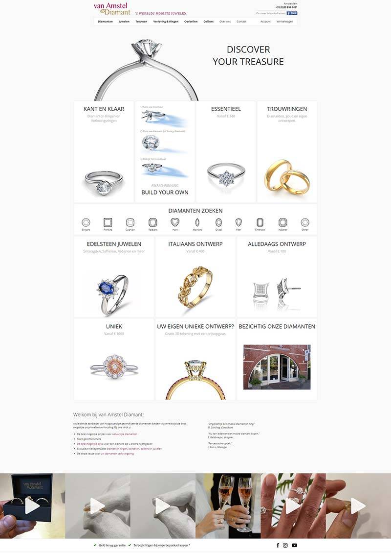Van Amstel Diamant 荷兰钻石首饰在线购物网站