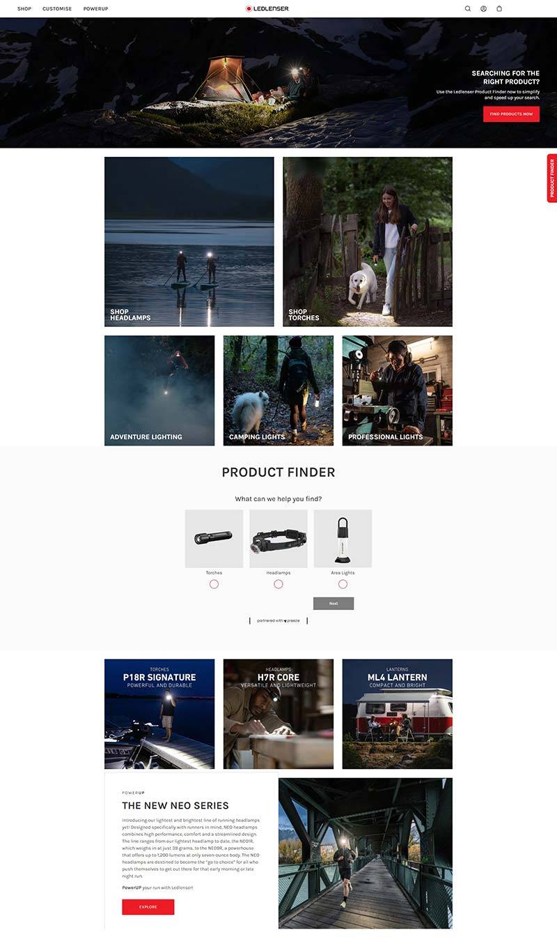 Ledlenser 澳大利亚便携式照明设备购物网站
