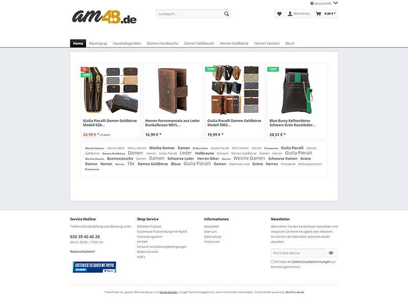 Am48.de 德国钱包手袋在线购物网站