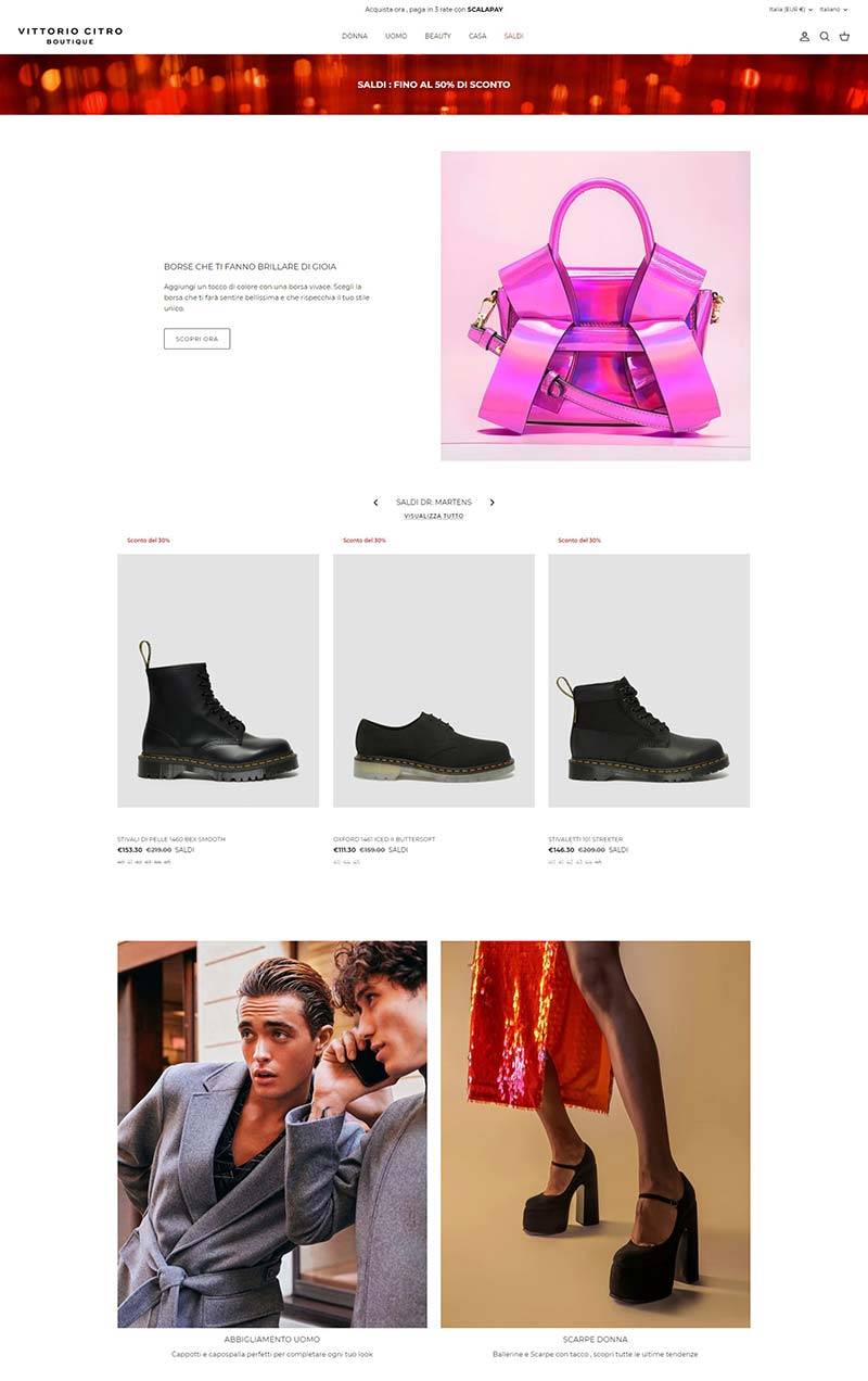 Vittorio Citro 意大利设计师时装品牌购物网站