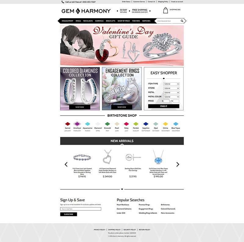 Gem & Harmony 美国钻石珠宝首饰在线购物网站