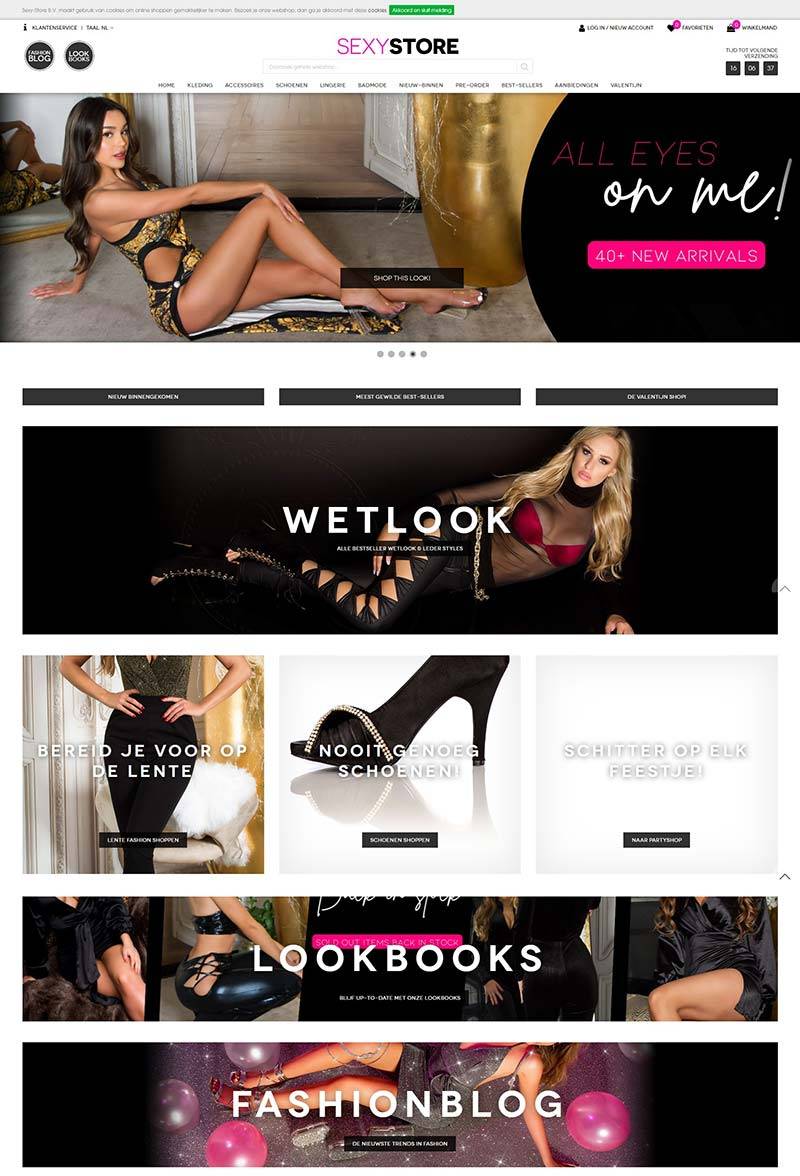Sexy-Store NL 荷兰性感服装品牌购物网站