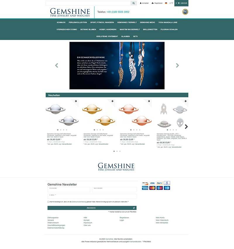 Gemshine 德国珠宝饰品在线购物网站