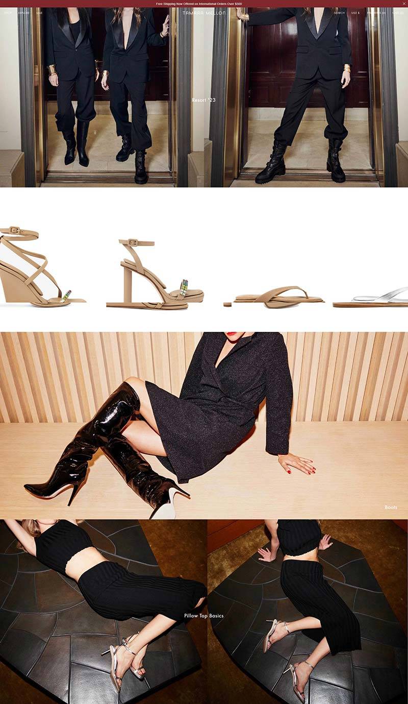 Tamara Mellon 美国奢华女鞋品牌购物网站