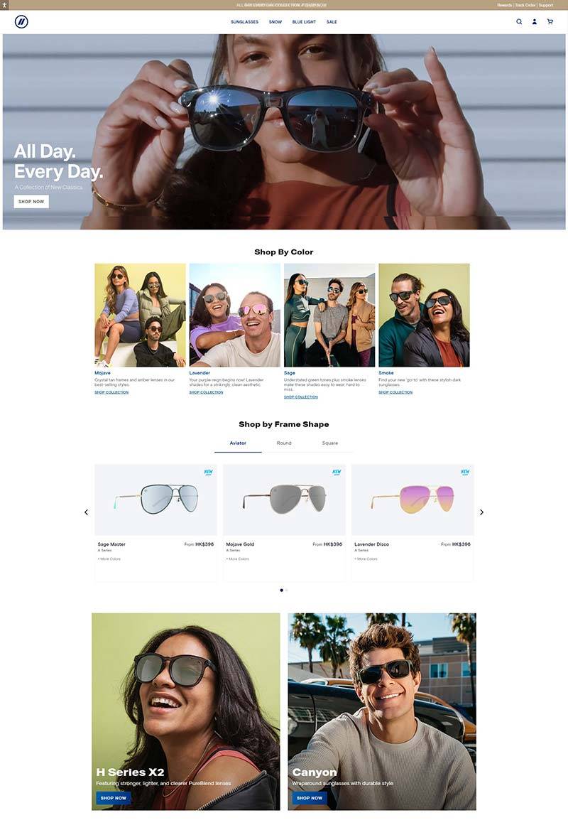 Blenders Eyewear 美国时尚太阳镜品牌购物网站