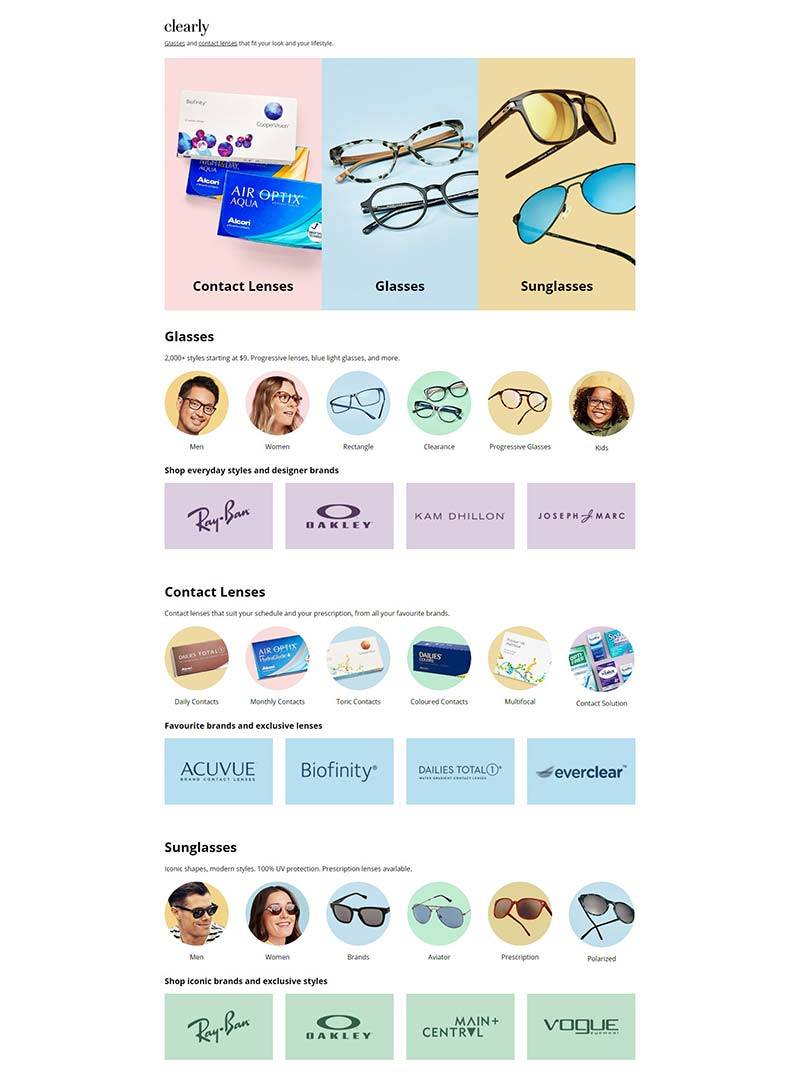 Clearly AU 澳大利亚在线品牌眼镜购物网站