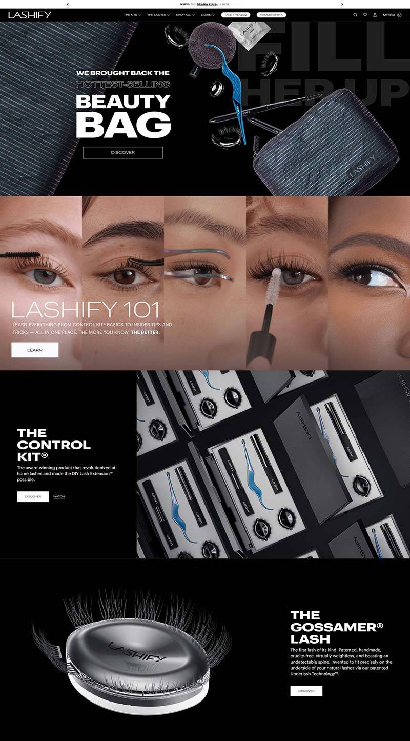 Lashify 美国睫毛美容品牌购物网站