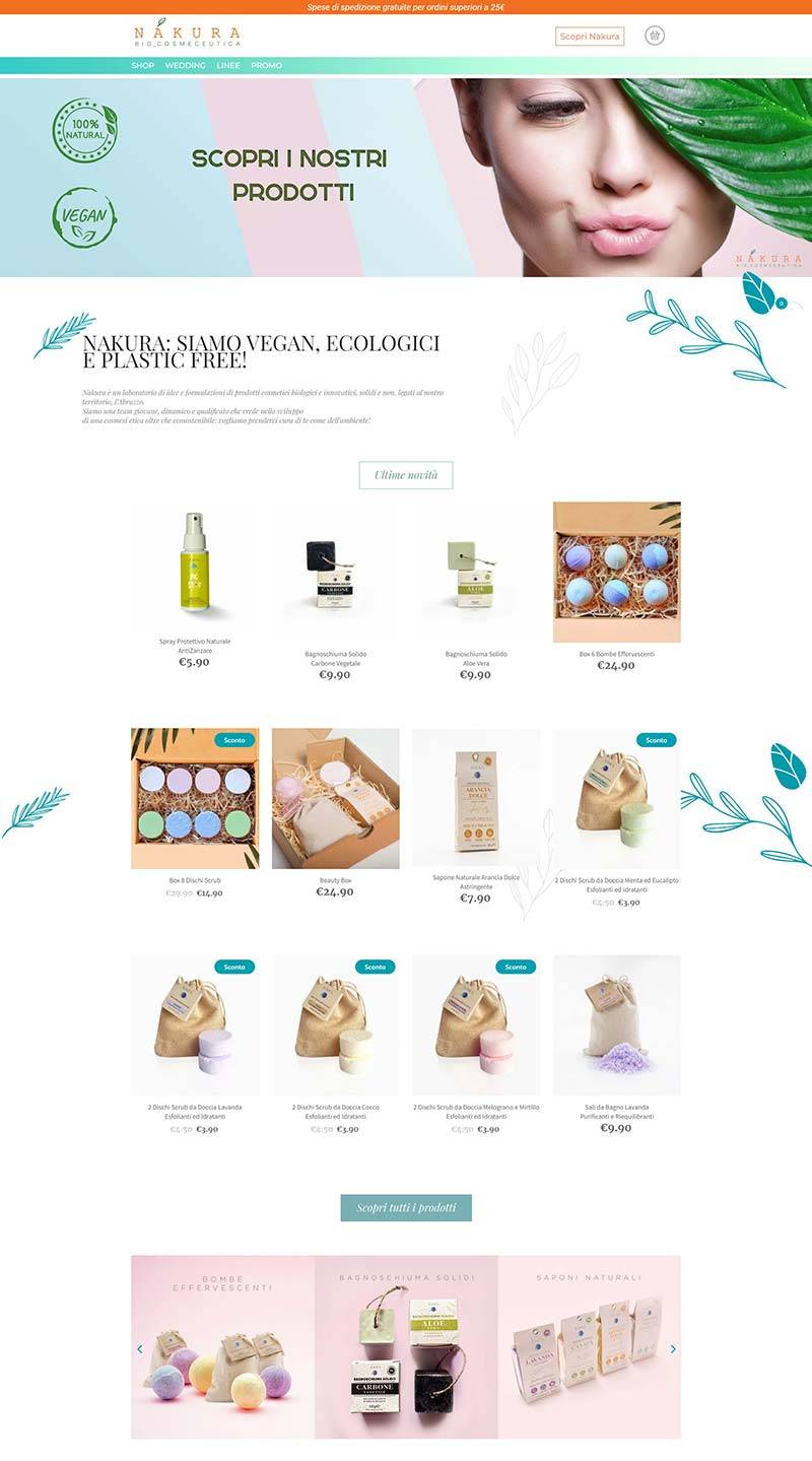 Nakura 意大利天然纯素化妆品购物网站