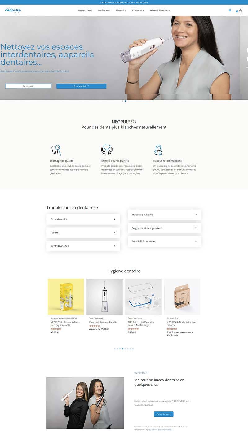 NEOPULS 法国电动牙刷品牌购物网站