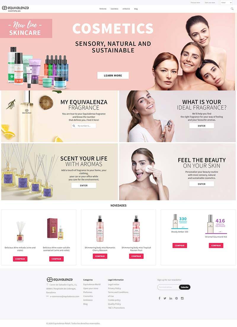 Equivalenza 西班牙香水品牌购物网站