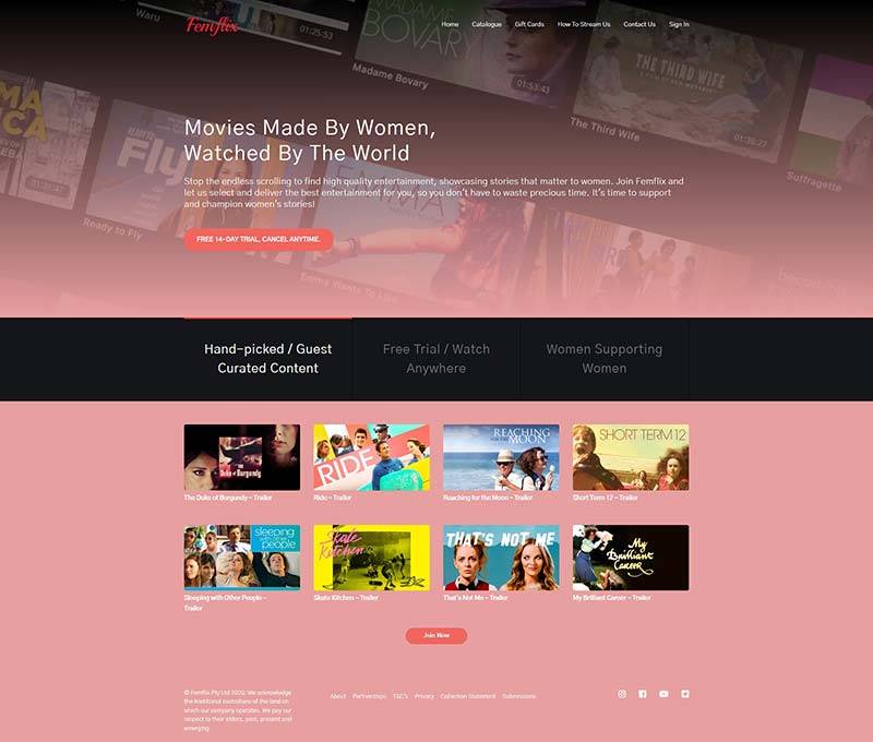 Femflix 澳洲女性娱乐电影订阅网站