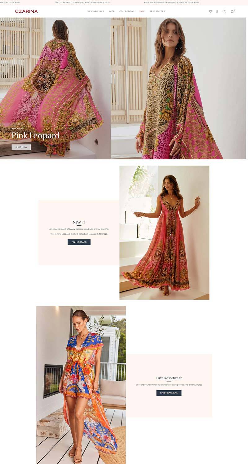 CZARINA 澳洲印度时尚品牌购物网站