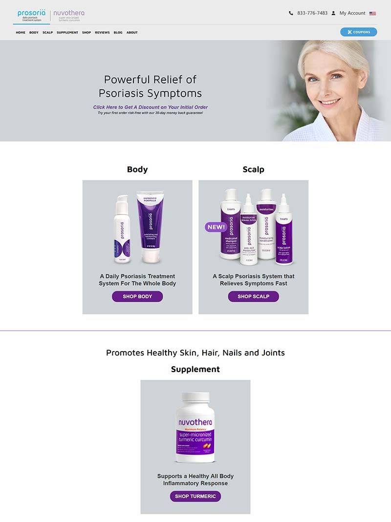 Prosoria 美国皮肤治疗产品购物网站