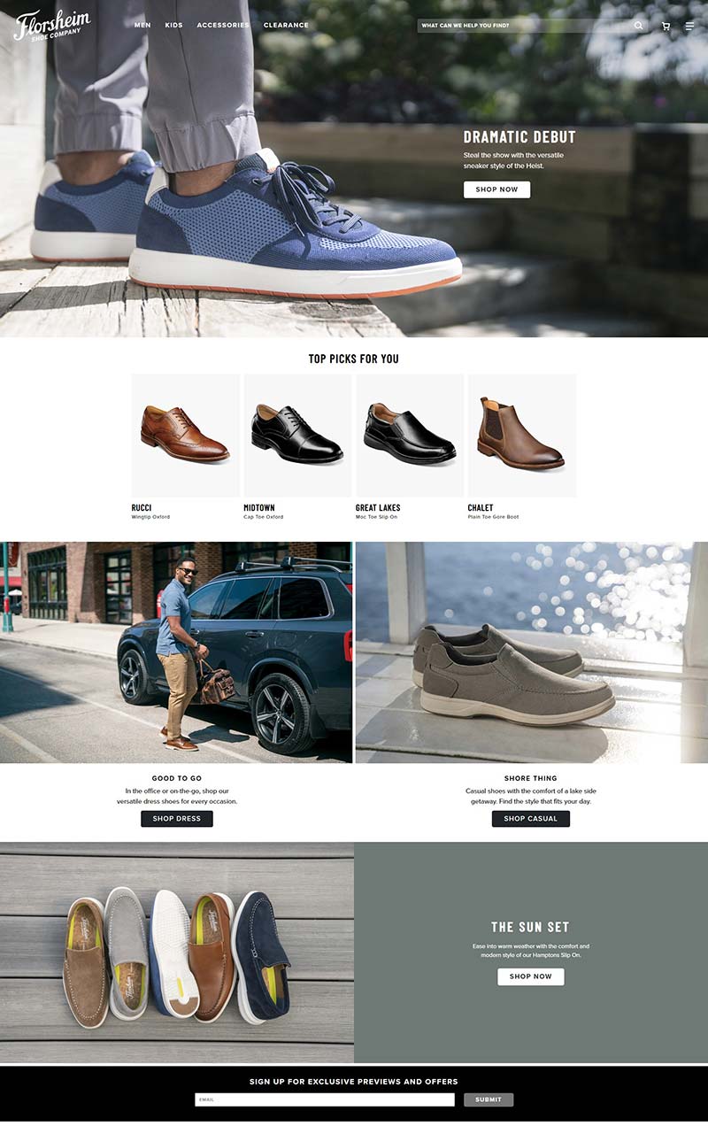Florsheim Shoes CA 加拿大经典鞋履品牌购物网站
