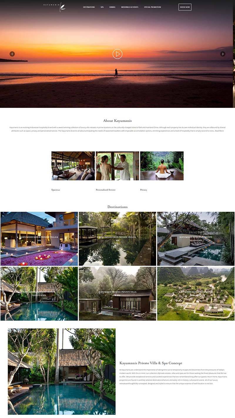 Kayumanis 印尼度假酒店品牌预定网站