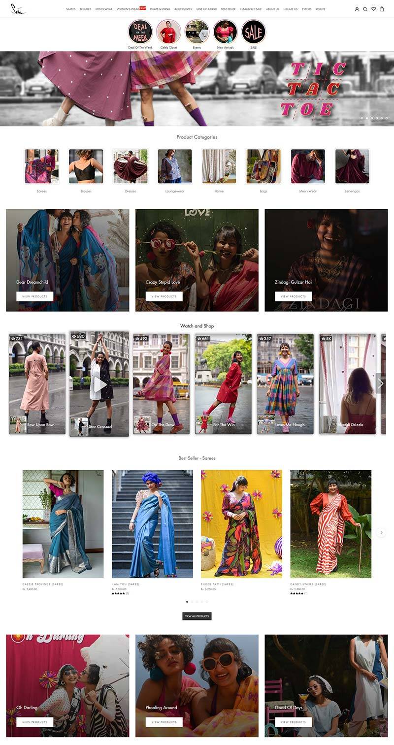 Suta IN 印度传统服装品牌购物网站