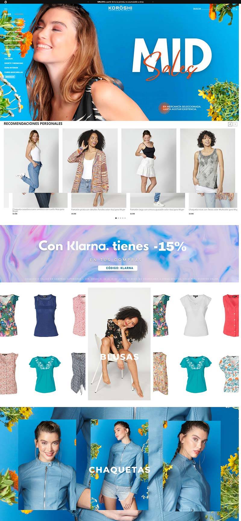 Koröshi 西班牙潮流时装品牌购物网站