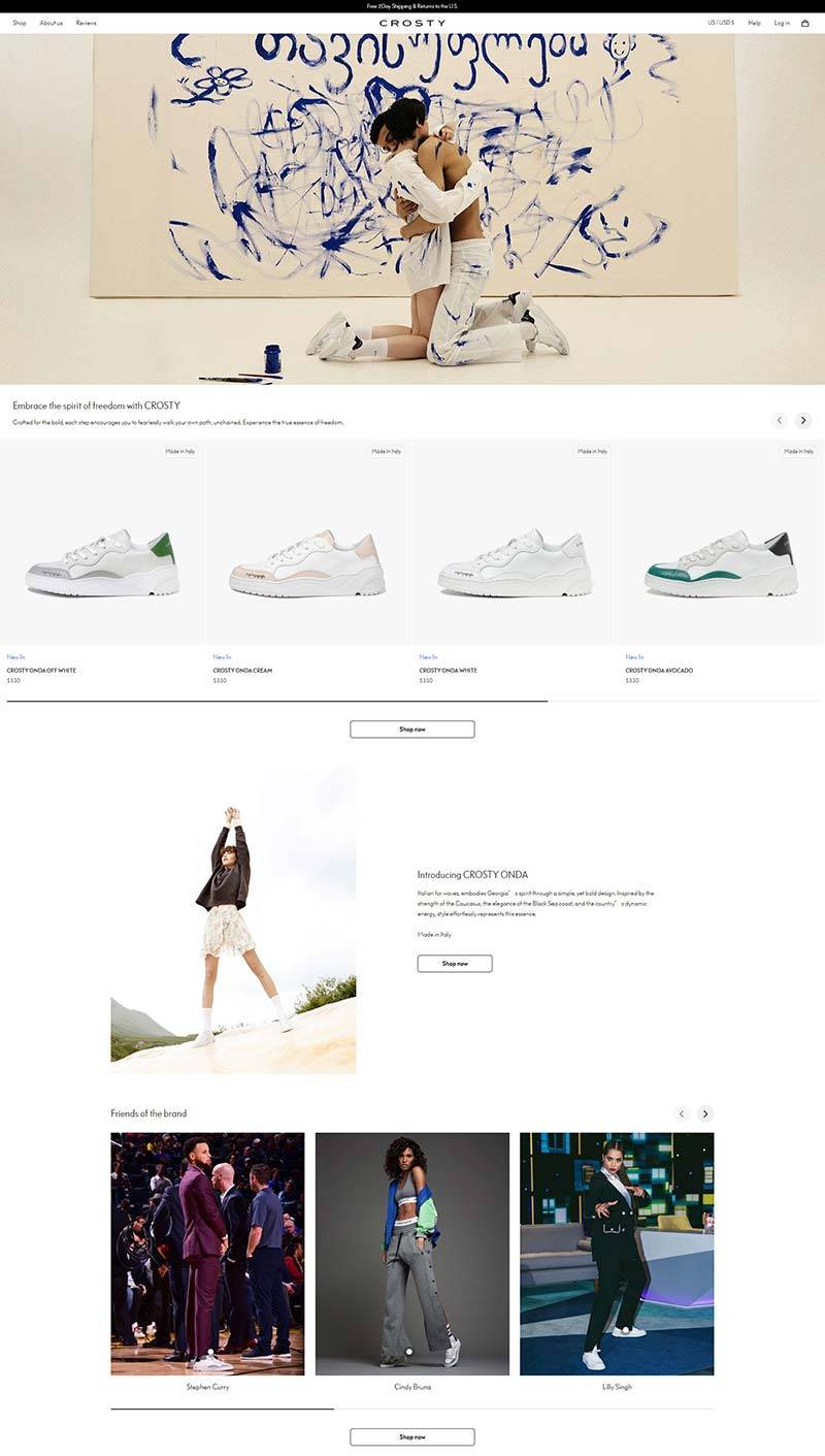 CROSTY SHOES 美国运动鞋品牌购物网站
