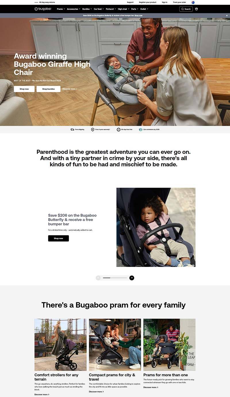 Bugaboo 澳洲专业婴儿车品牌购物网站