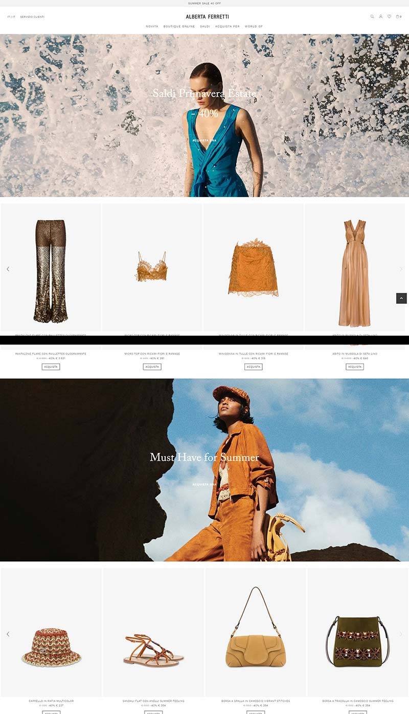 Alberta Ferretti 意大利高端女装品牌购物网站