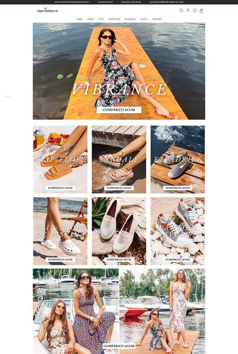 Royalfashion 罗马尼亚时尚鞋服品牌购物网站