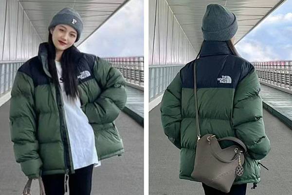 The North Face 北面5.9折，绿色1996羽绒夹克