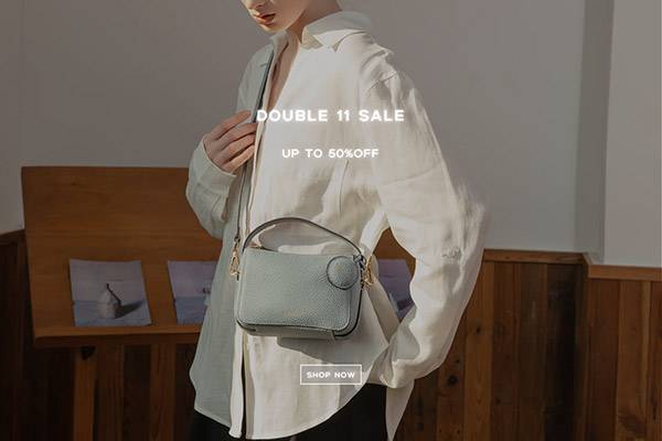 Moonshaft 官网现有双11大促，甄选包袋低至5折