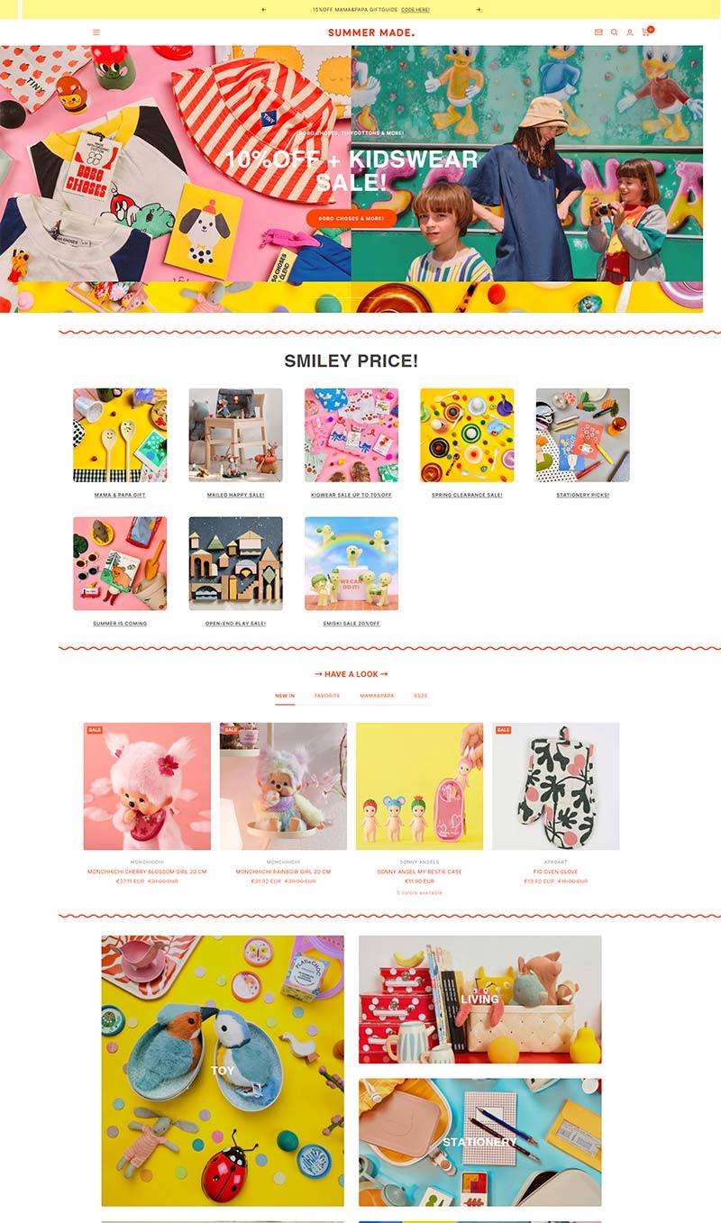 Summer Made 美国休闲生活方式品牌购物网站