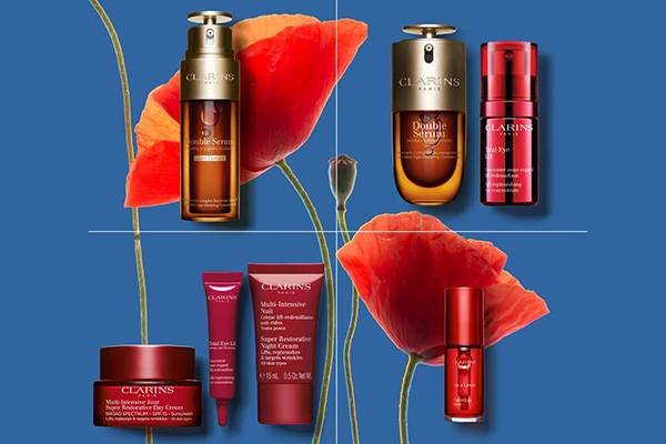Clarins 官网纪念日大促低至7折+送5件礼