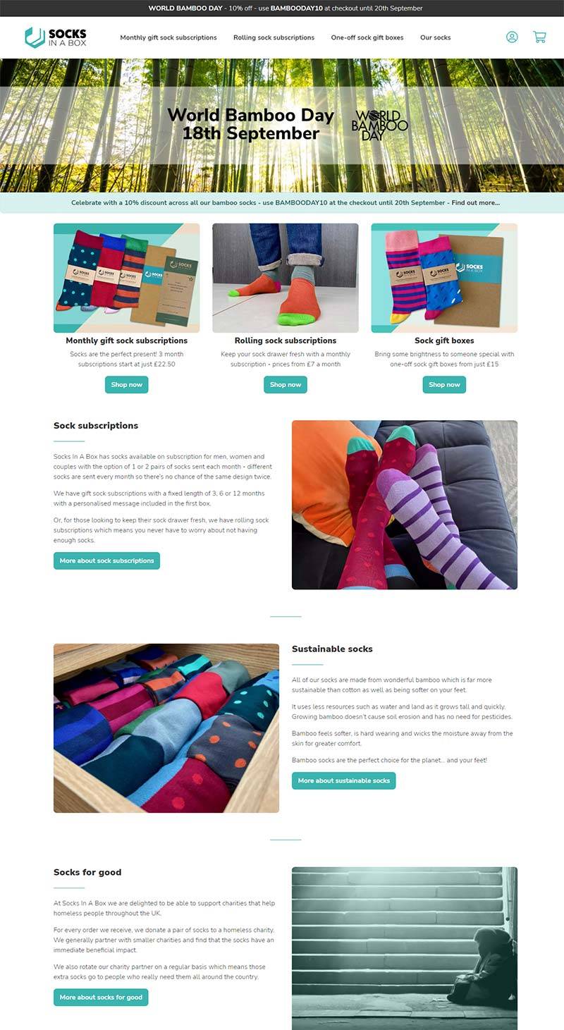 Socks In A Box 英国袜子品牌购物网站