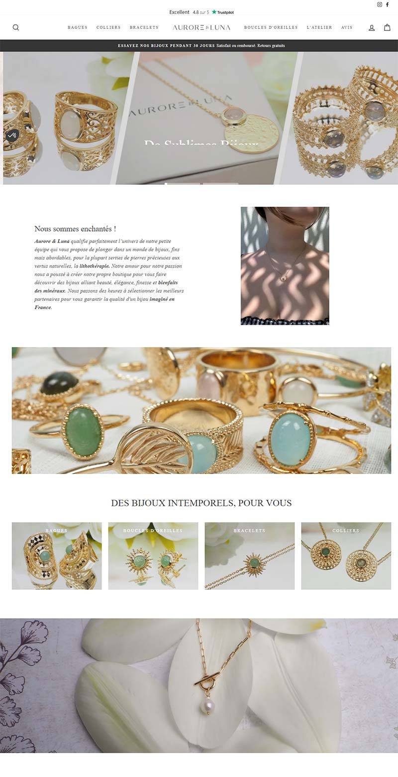 Aurore & Luna 法国精品珠宝品牌购物网站