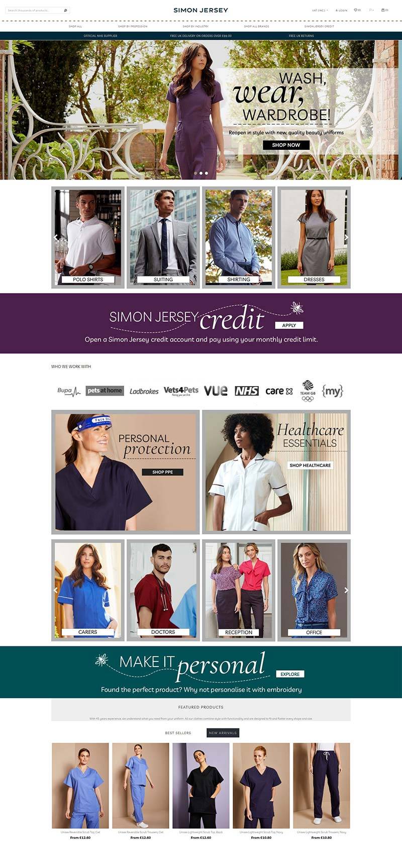 Simon Jersey 英国工装服饰品牌购物网站