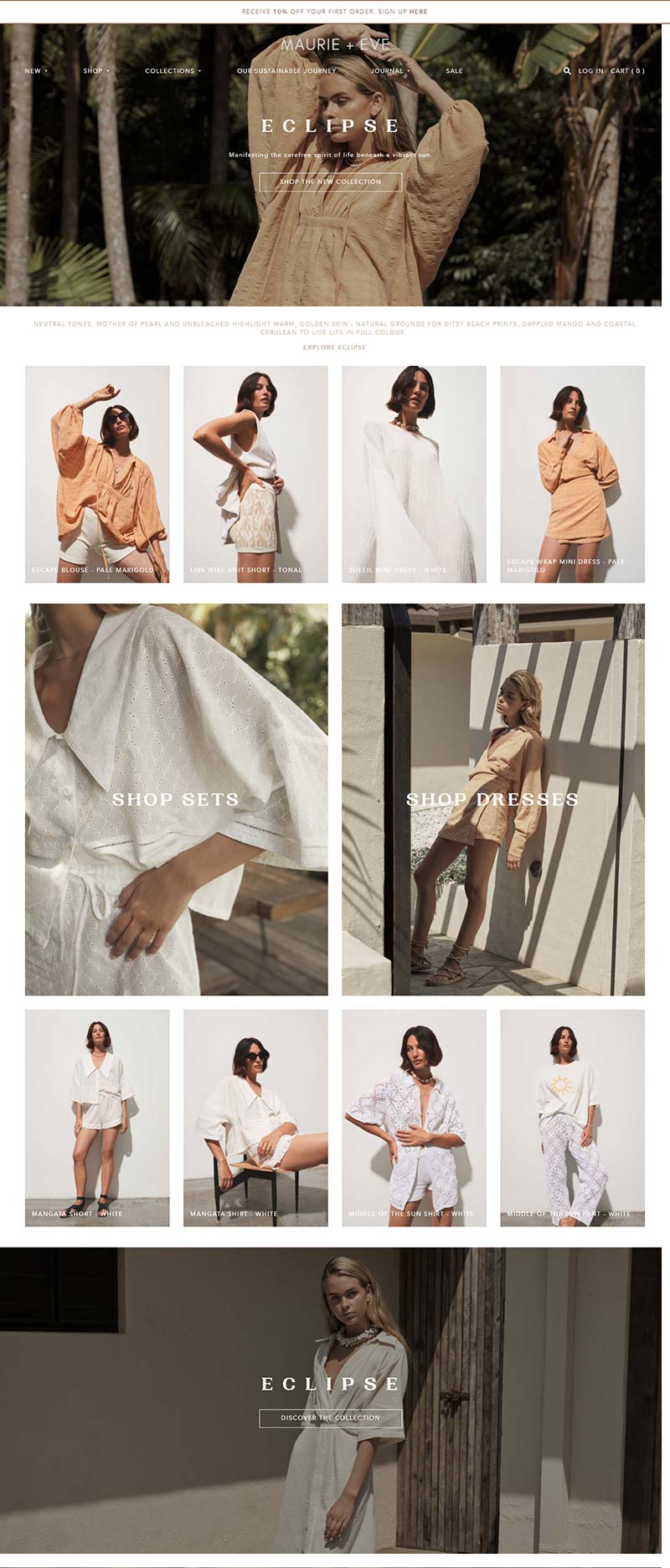 MAURIE + EVE 澳大利亚简约女装品牌购物网站