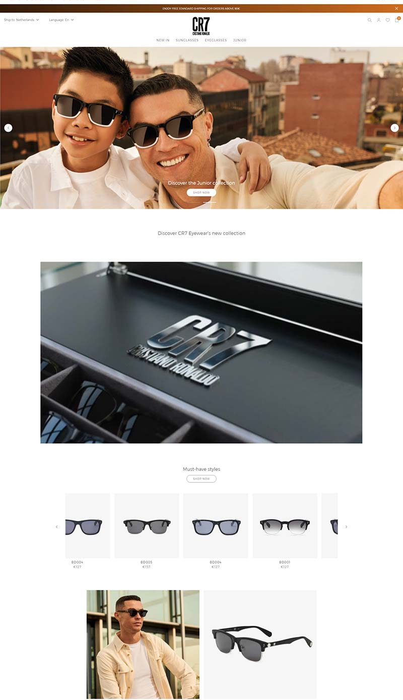 CR7eyewear 意大利时尚眼镜品牌购物网站