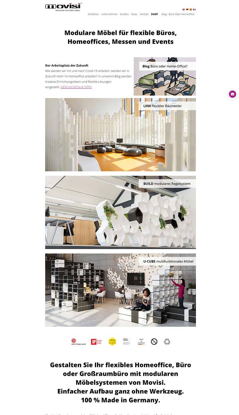 Movisi 德国模块化家具品牌购物网站