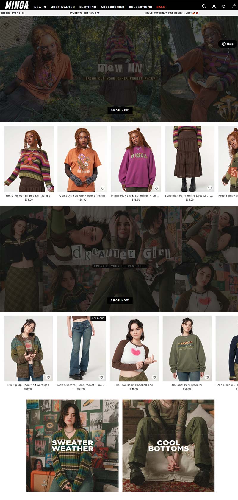 Minga London US 英国复古风格服饰品牌美国官网