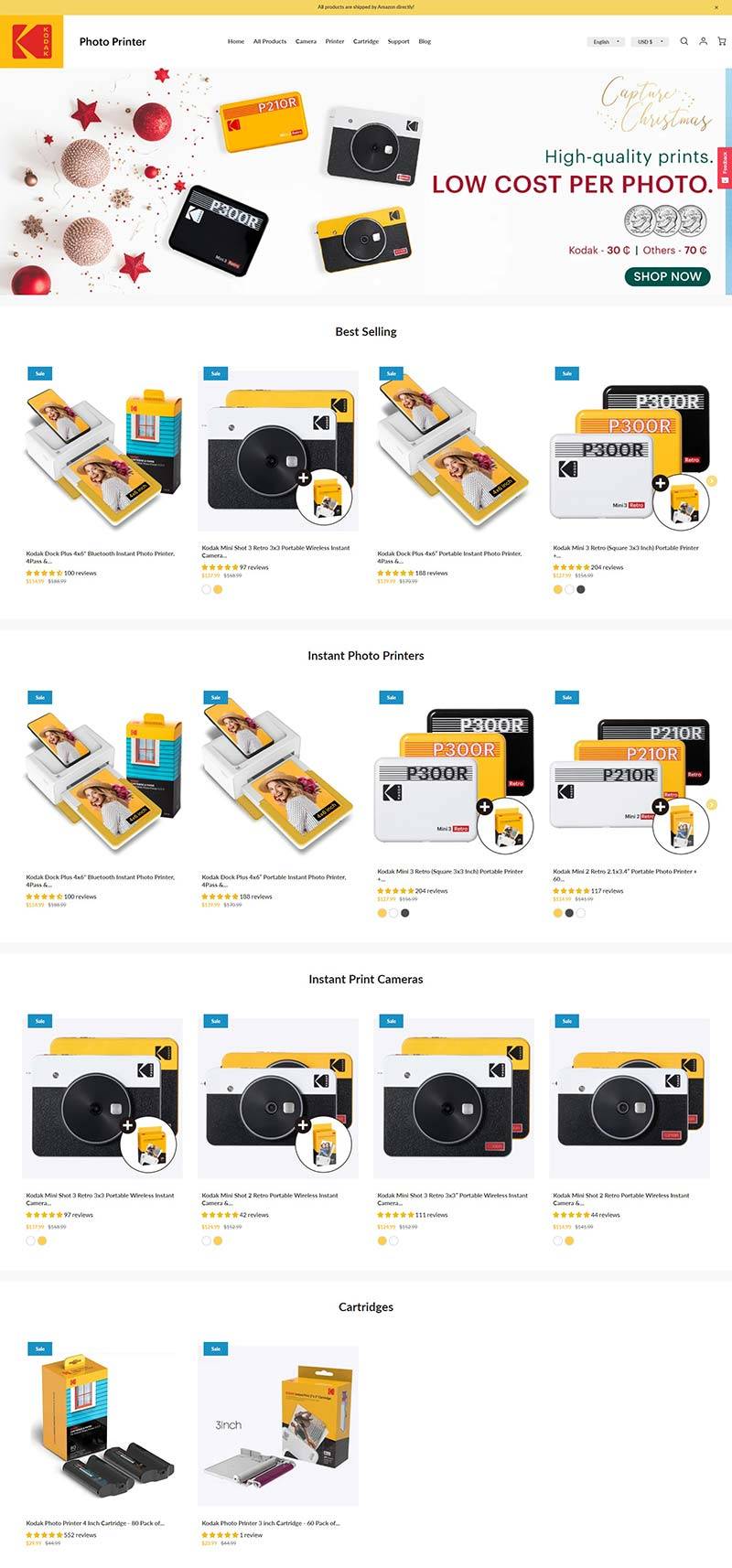 Kodak Photo Printer 柯达照片打印机购物商店