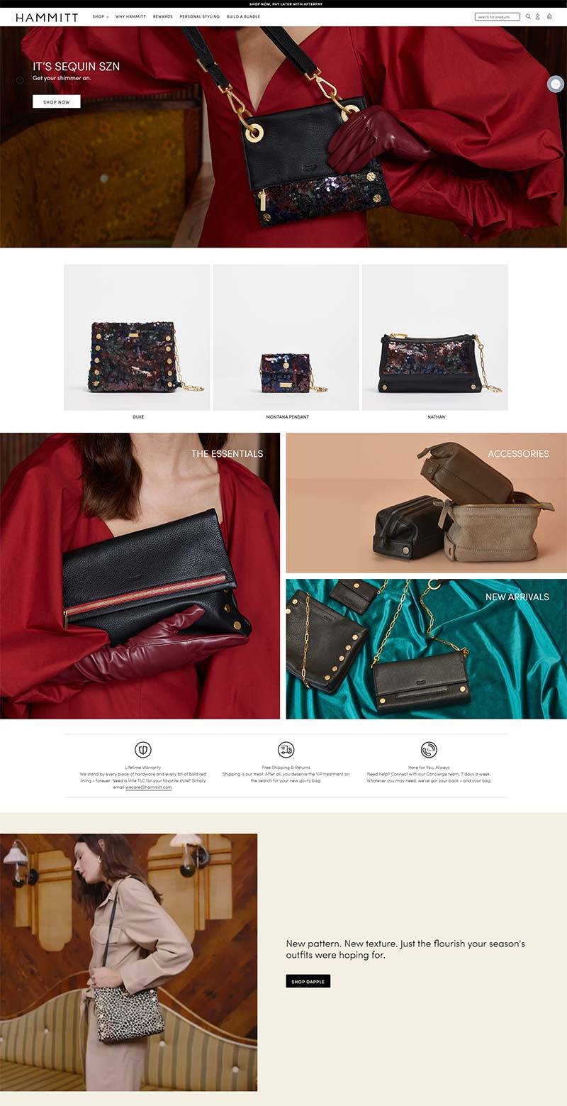 Hammitt 美国设计师手袋包包品牌网站