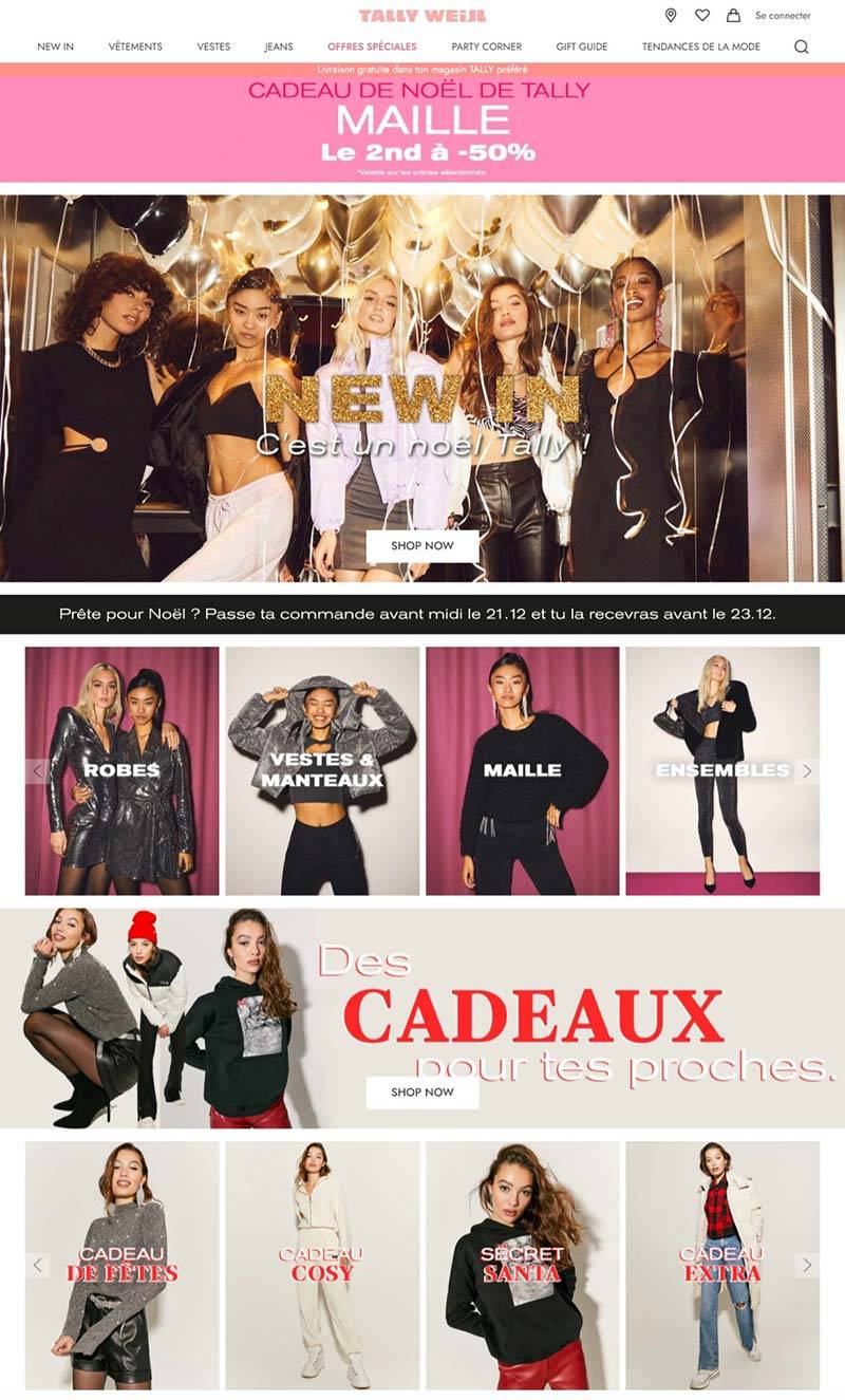 Tally Weijl FR 瑞士女性时装品牌法国官网