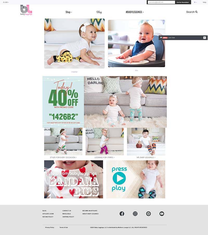 Baby Leggings 美国婴童服饰品牌购物网站