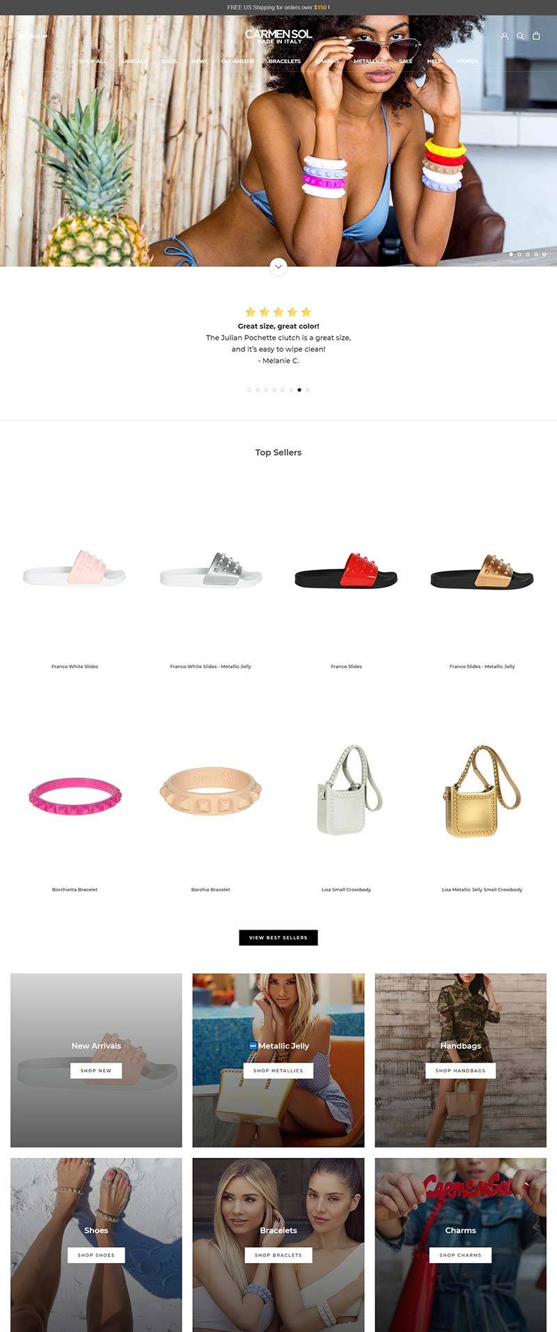 Carmen Sol 意大利时尚生活品牌购物网站