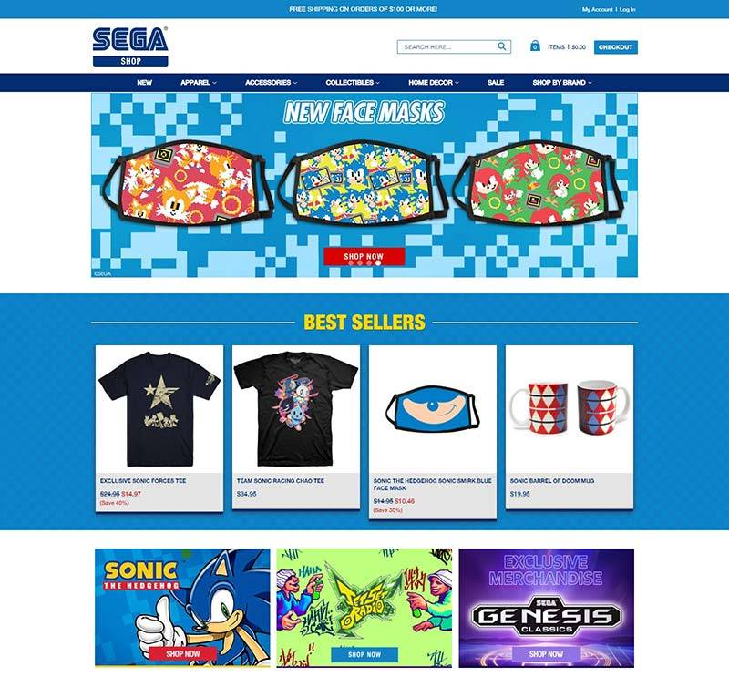 SEGA Shop 日本世嘉游戏官网购物商店