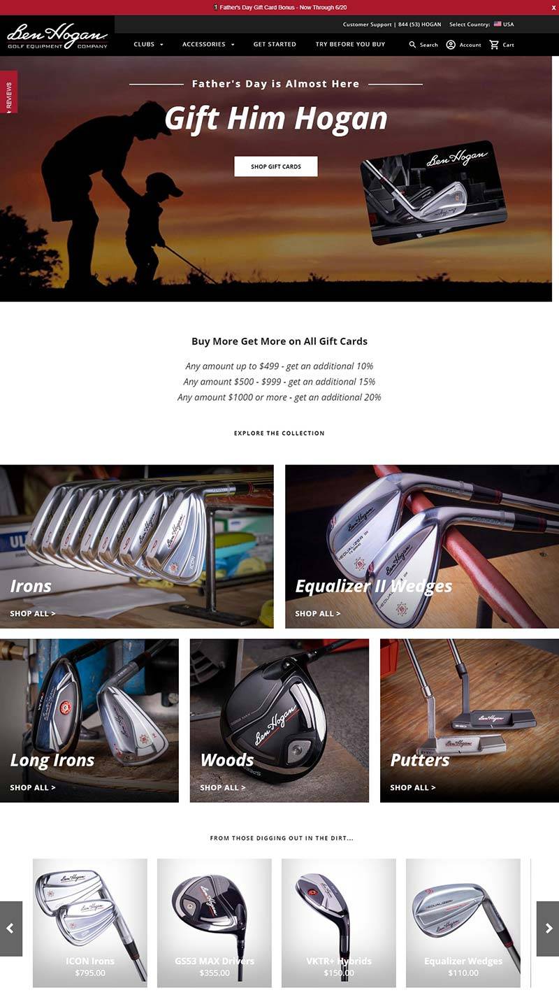Ben Hogan Golf 美国高尔夫设备海淘购物网站
