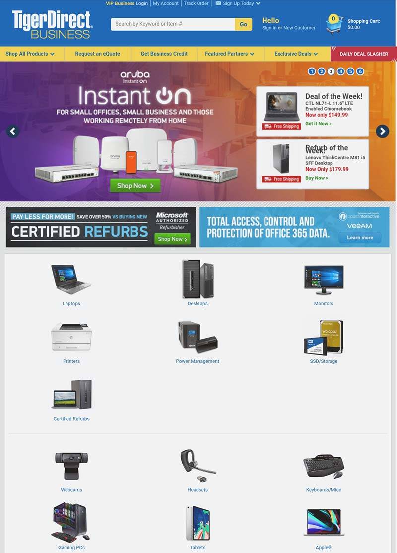 Tigerdirect 美国计算机数码产品购物网站