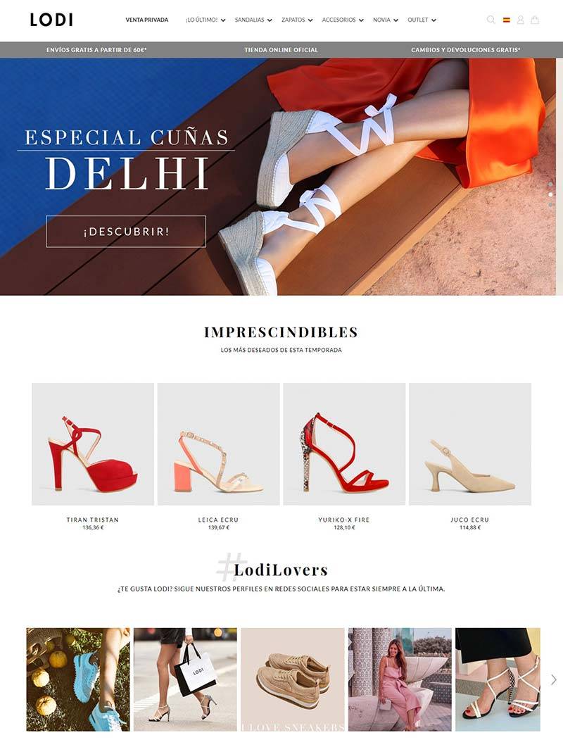 LODI 西班牙轻奢女鞋品牌购物网站