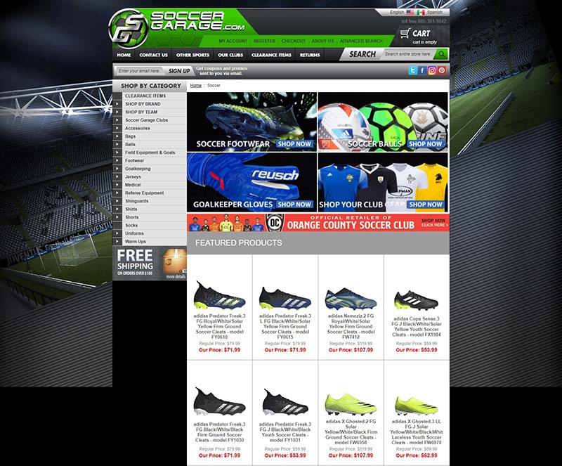 SoccerGarage 美国足球装备品牌海淘网站
