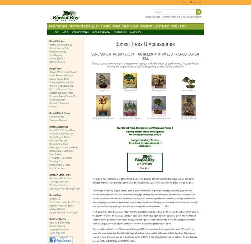 Bonsai Boy of New York 美国盆栽种子品牌网站